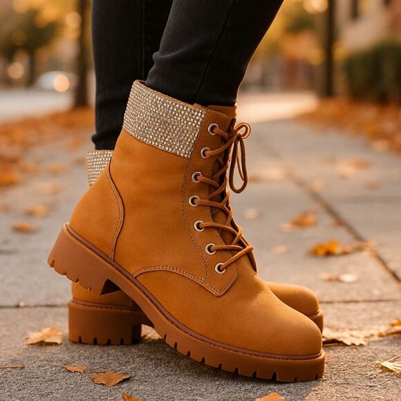 Michael Kors Alistair Bootie – Tan MK Logo, Women’s 7 M - Picture 1 of 5